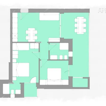 Modern With Terrace Apartment *
